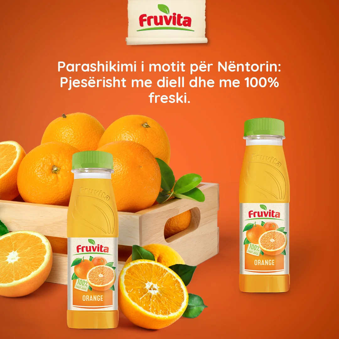 Lëng frutash Fruvita, Portokall (100%) - Lëng frutash Fruvita, Portokall (100%)