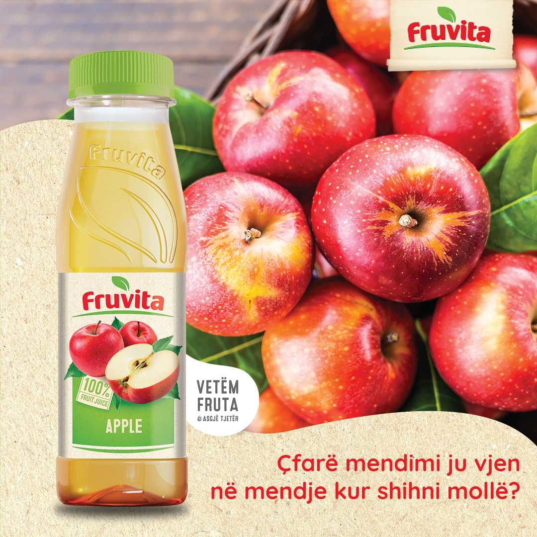 Lëng frutash Fruvita, Mollë(100%) - Lëng frutash Fruvita, Mollë(100%)